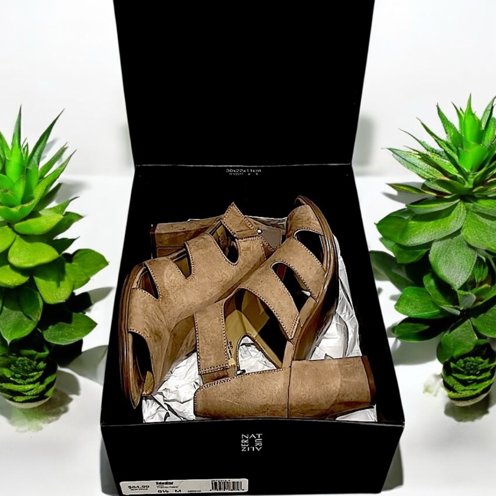 NEW Beige Strappy Heeled Sandals